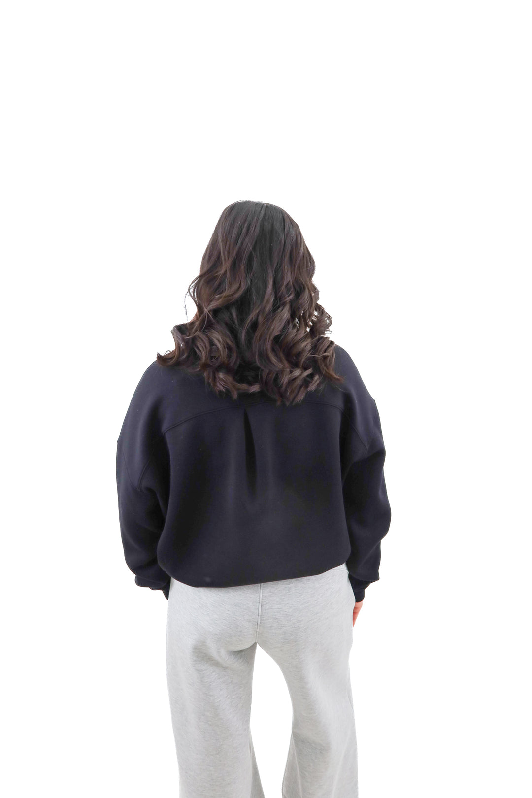 Spanx black crew neck sweatshirt (xs)