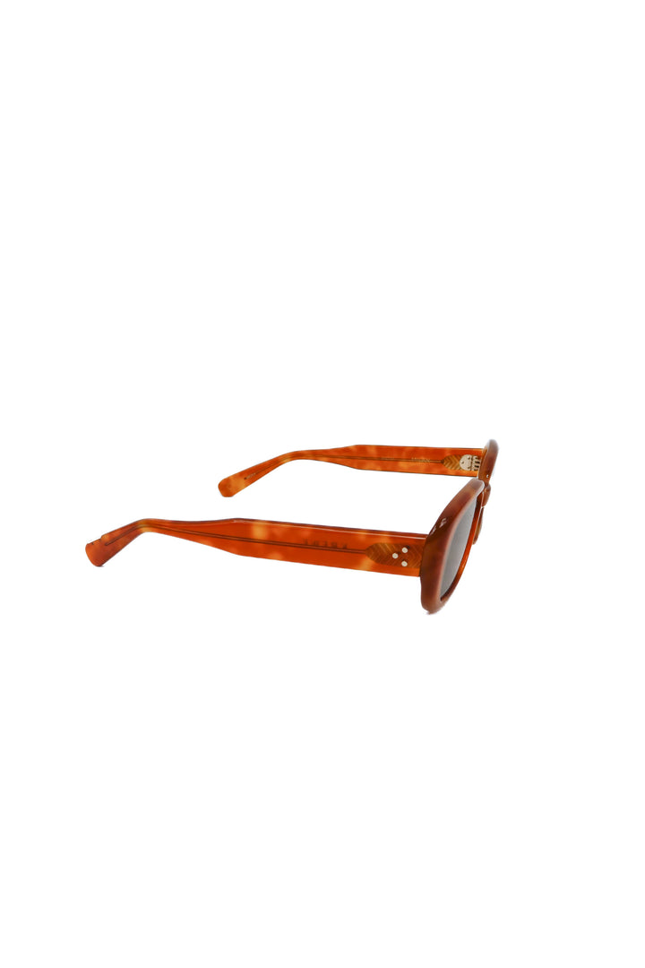 Krewe orange tortoise sunglasses (retail $295)