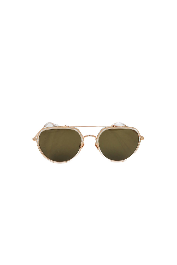 Krewe round aviator sunglasses (retail $315)