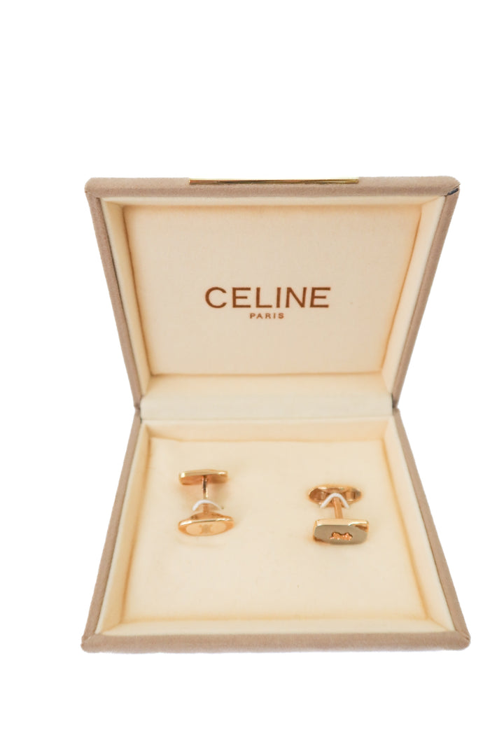 Celine gold and silver cufflinks (vintage)