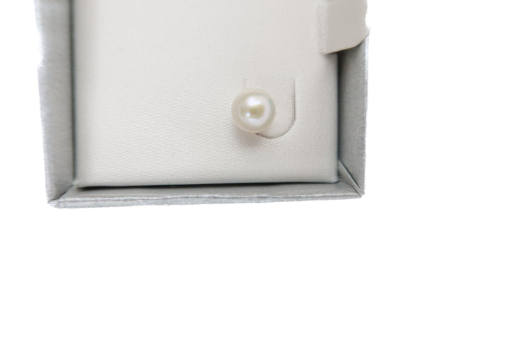 Pearl stud earrings