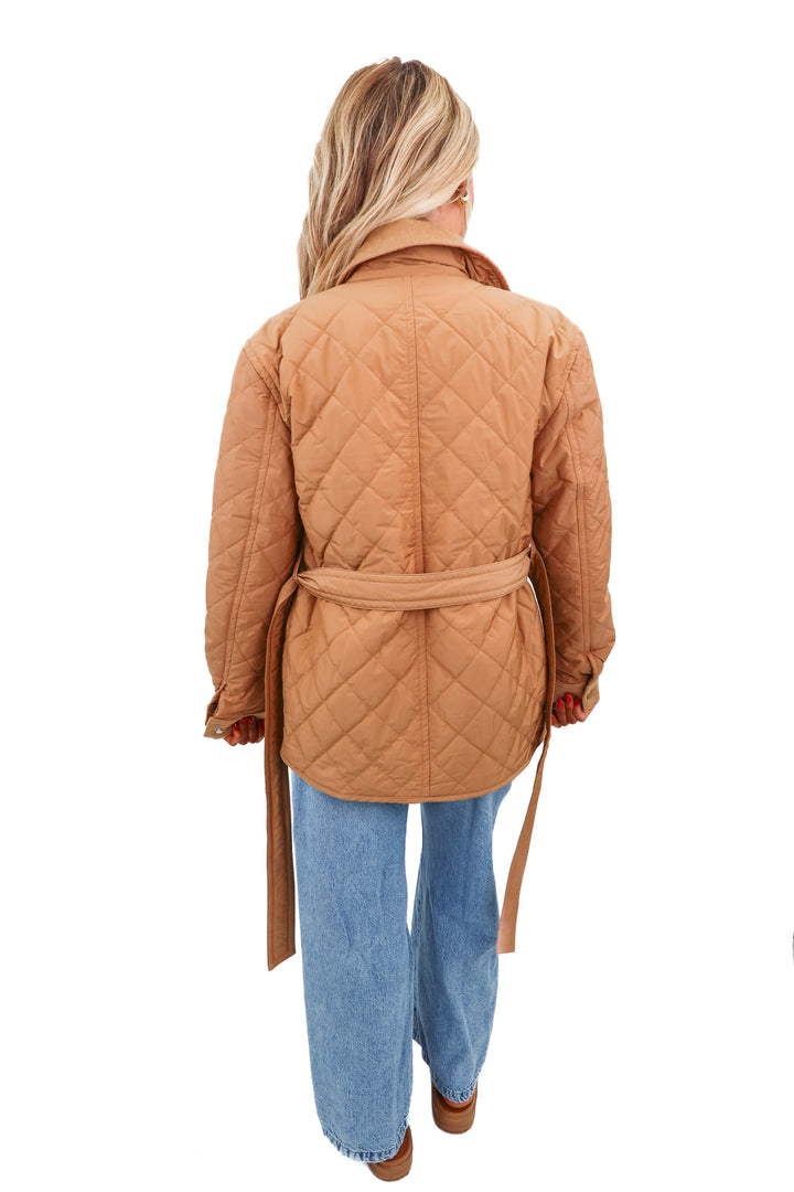 Ann Taylor tan puffer jacket NWT (XS)