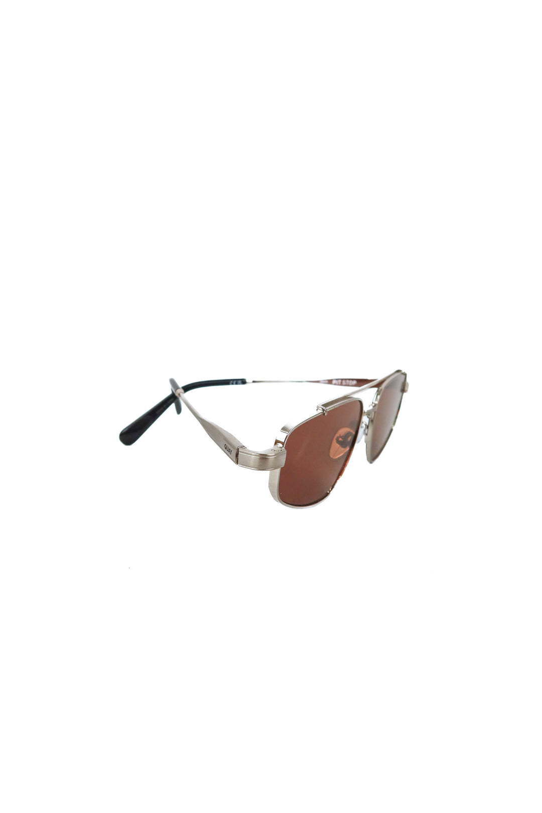 Quay black and silver sunglasses ($125)