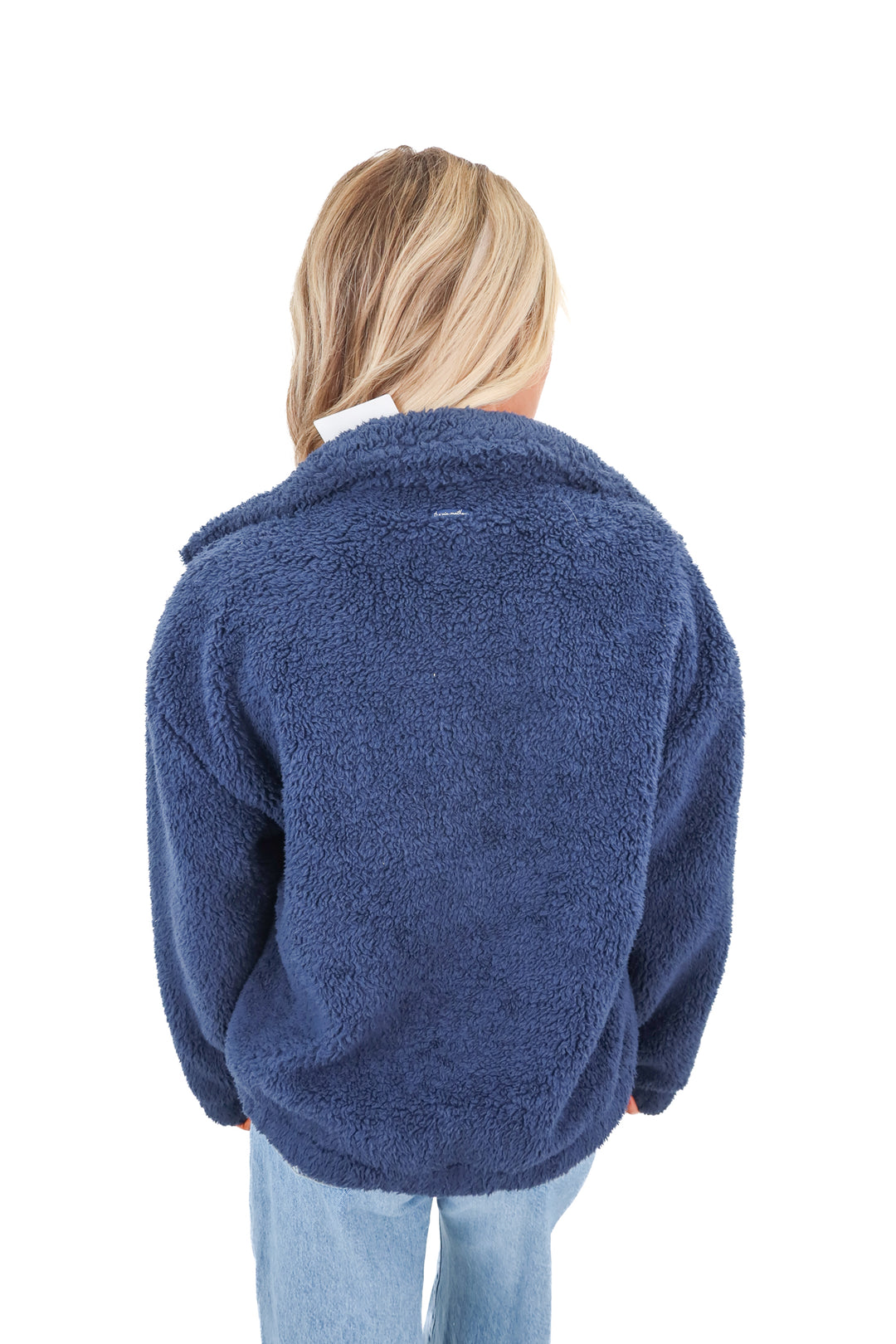 Travis Mathew navy teddy jacket (S)