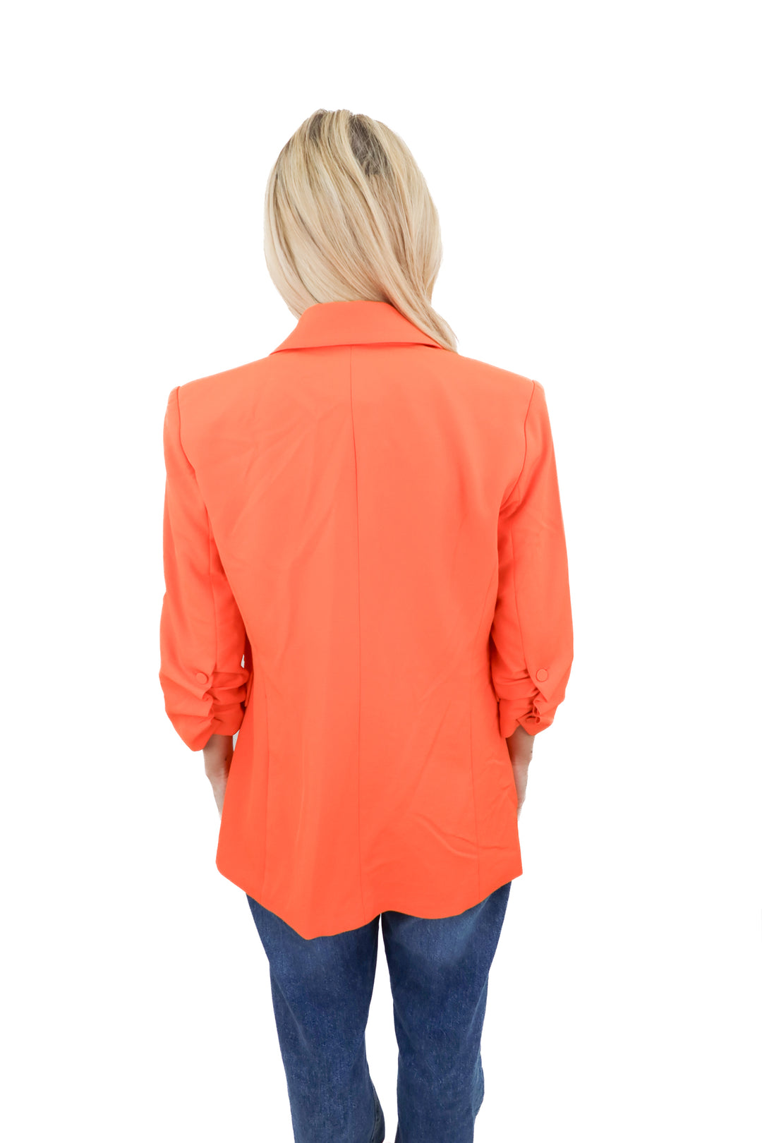 Scoop orange oversized blazer (S)