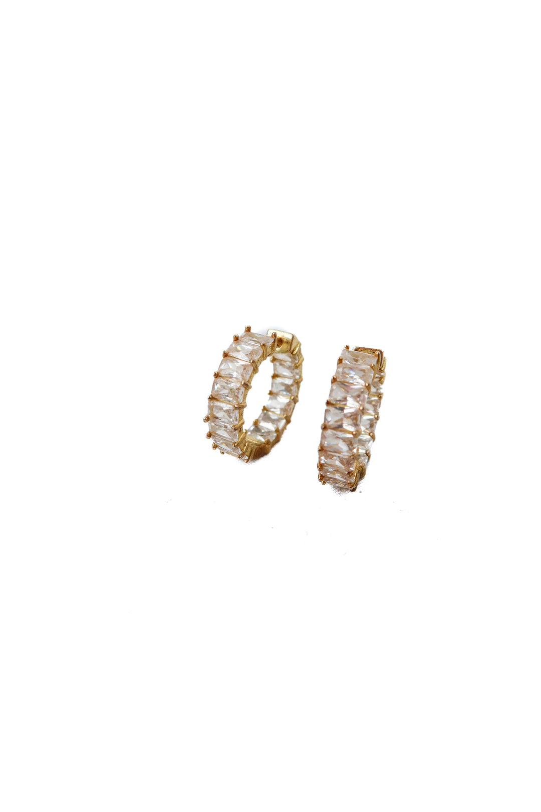 crystal hoops