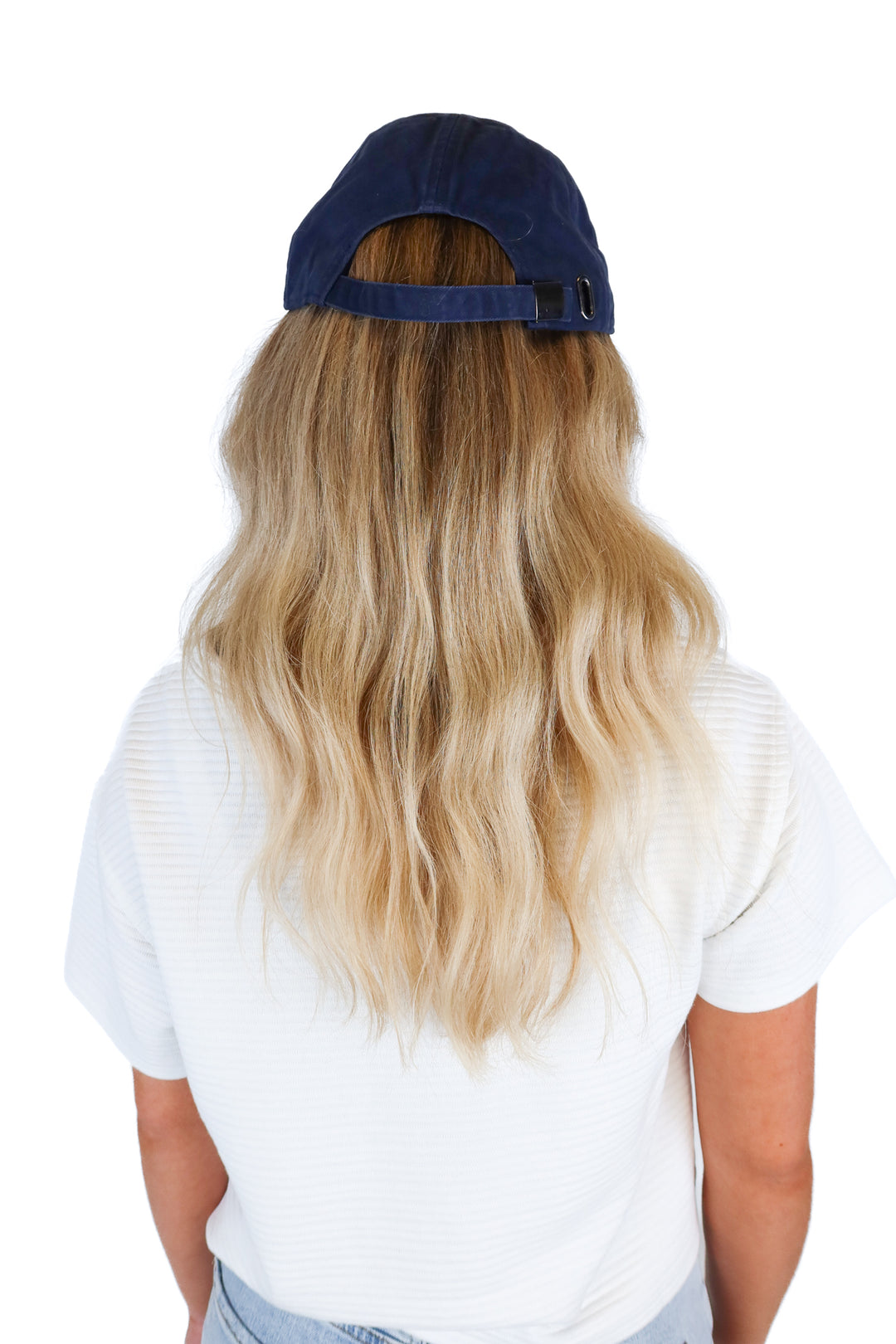 Gap x Doen Navy Logo Cap; retails for $35