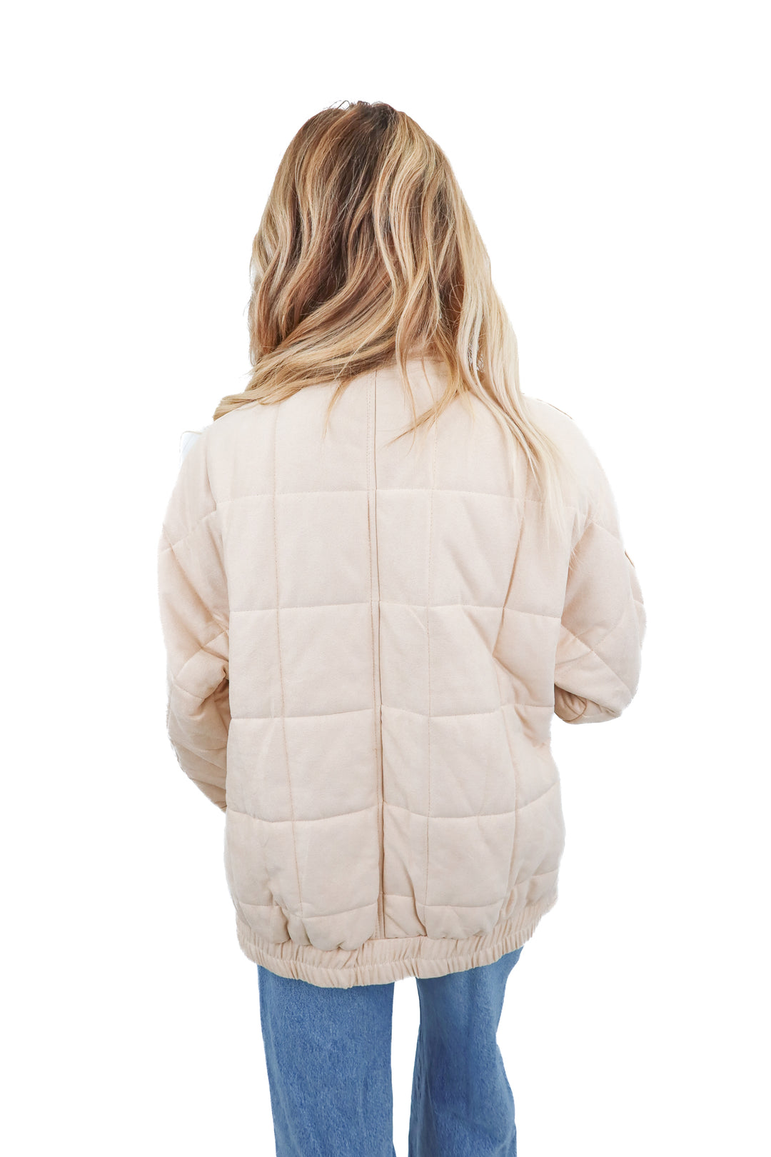 Etcy cream lightweight puffer (S) NWT