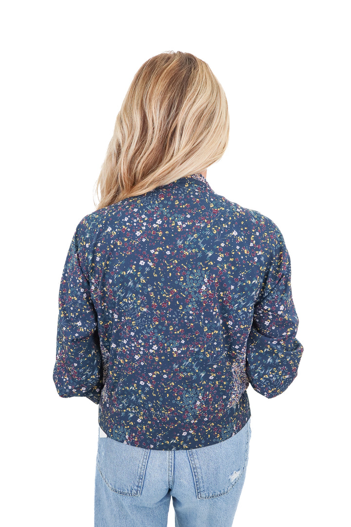 travis mathew floral zip up jacket (s; retail $138)