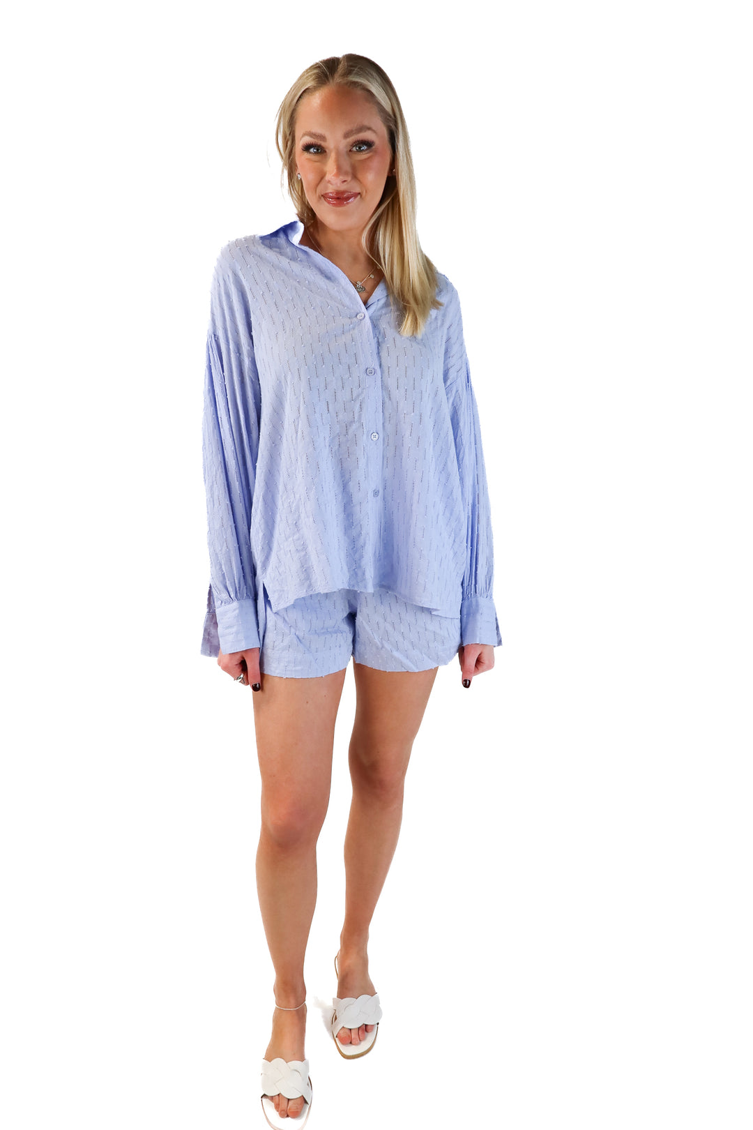 Commense periwinkle set (xs; retails for $55)