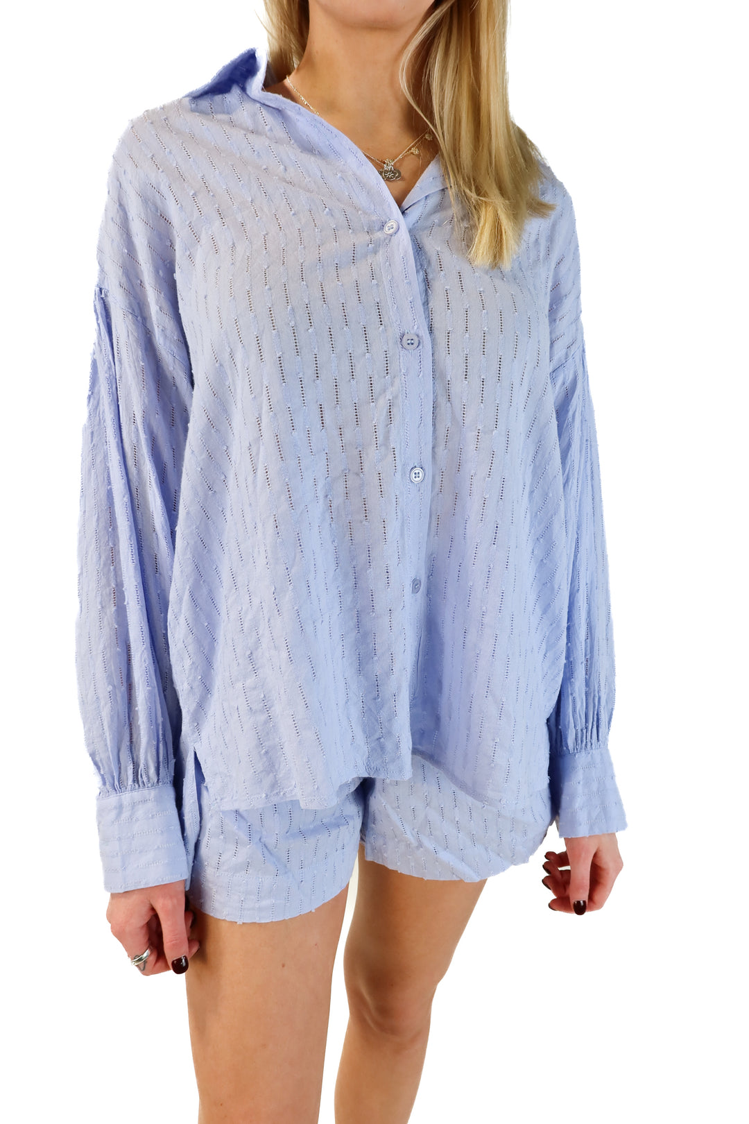 Commense periwinkle set (xs; retails for $55)
