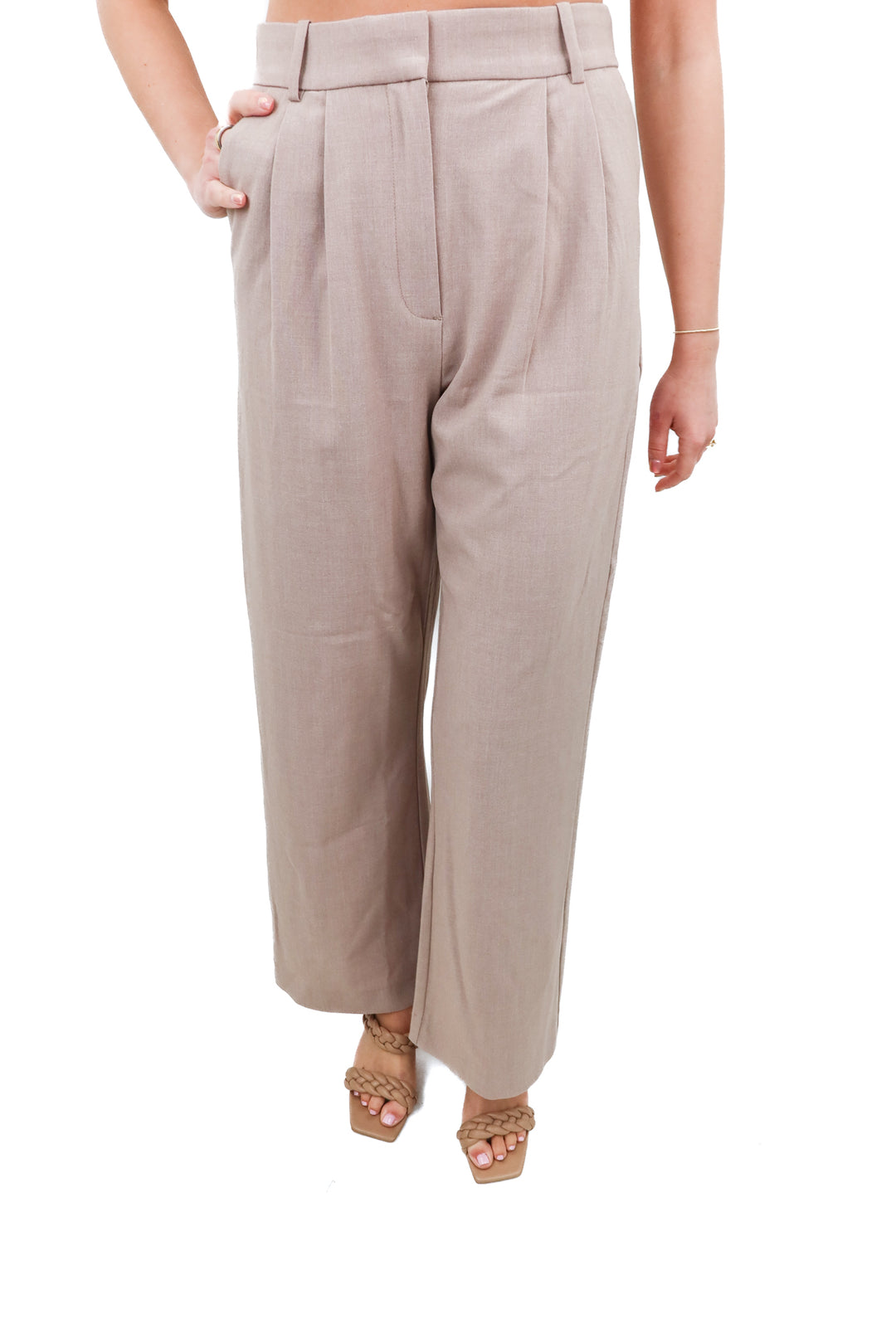 abercrombie & fitch light brown trousers (4R; retail $90)