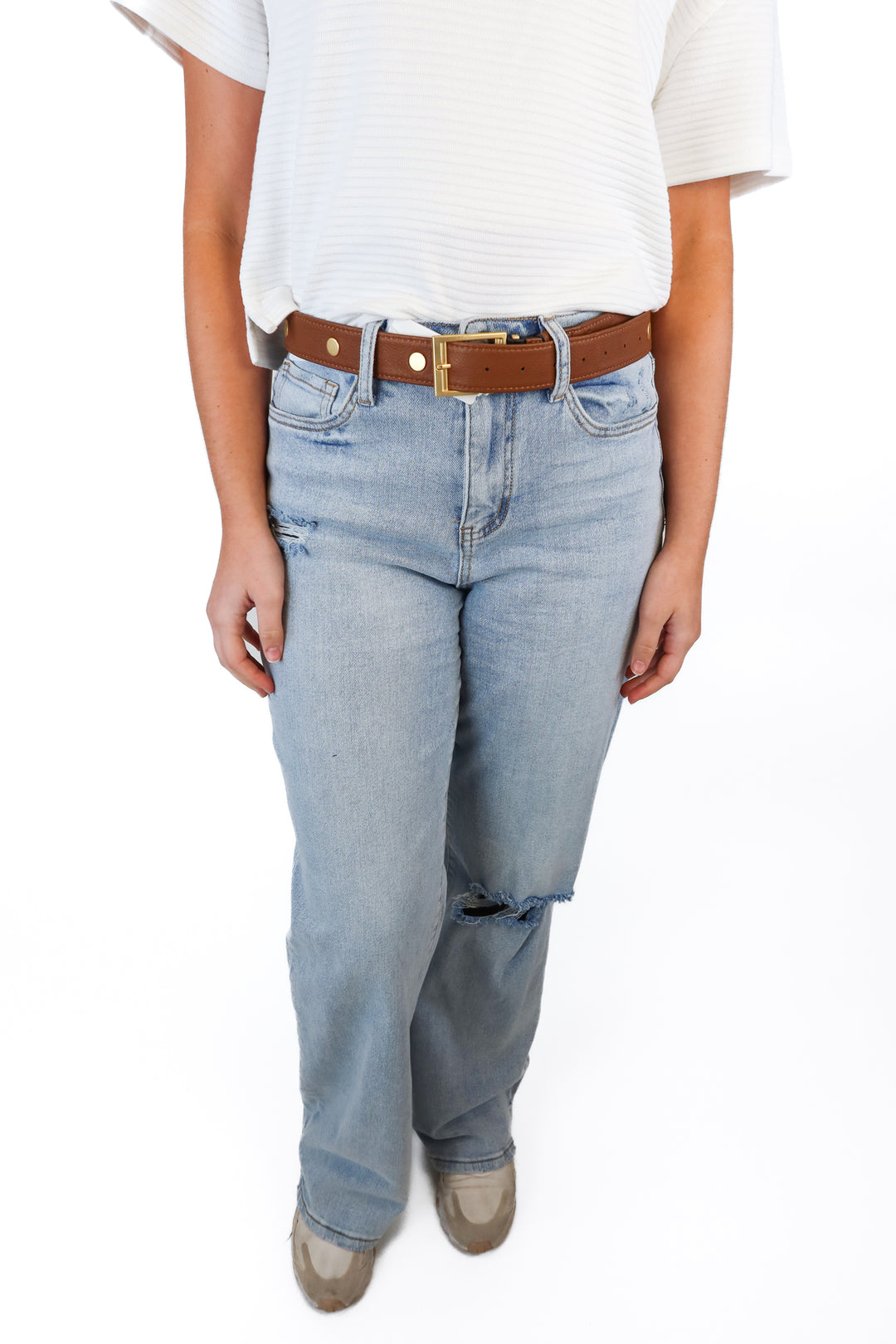 hammitt black/brown belt NWT
