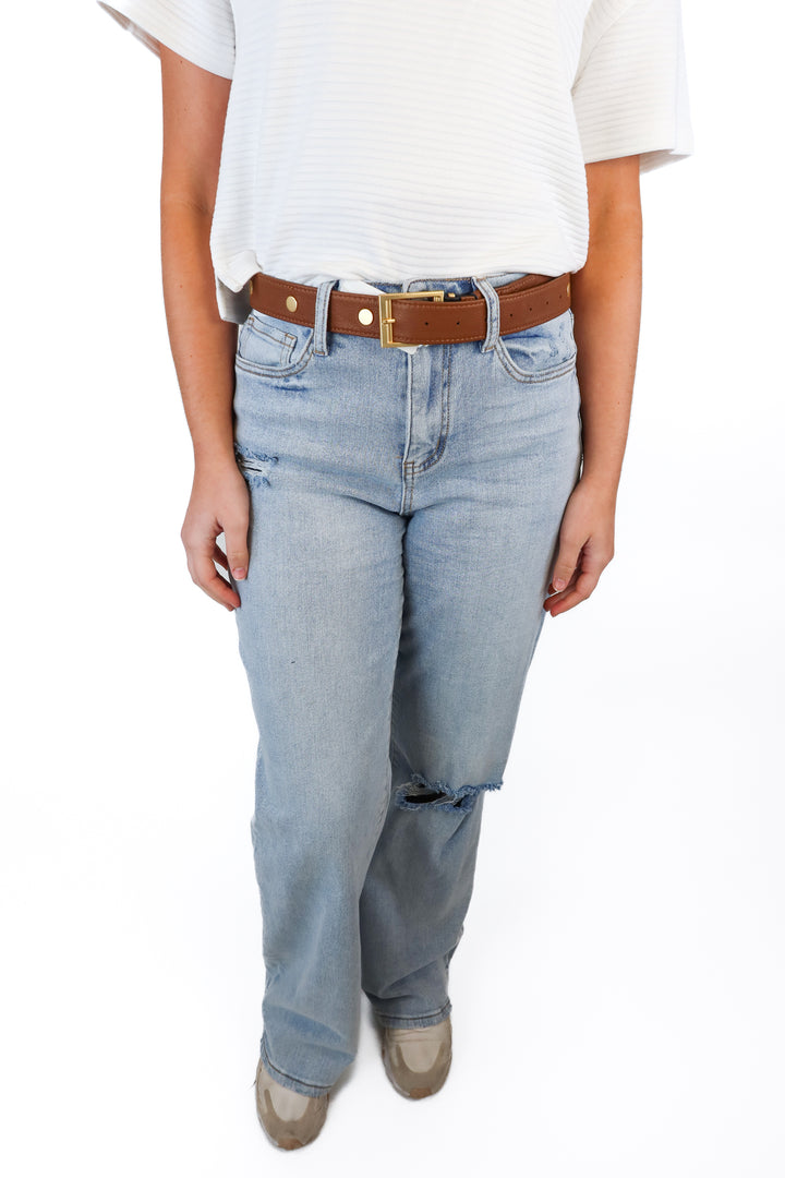 hammitt black/brown belt NWT