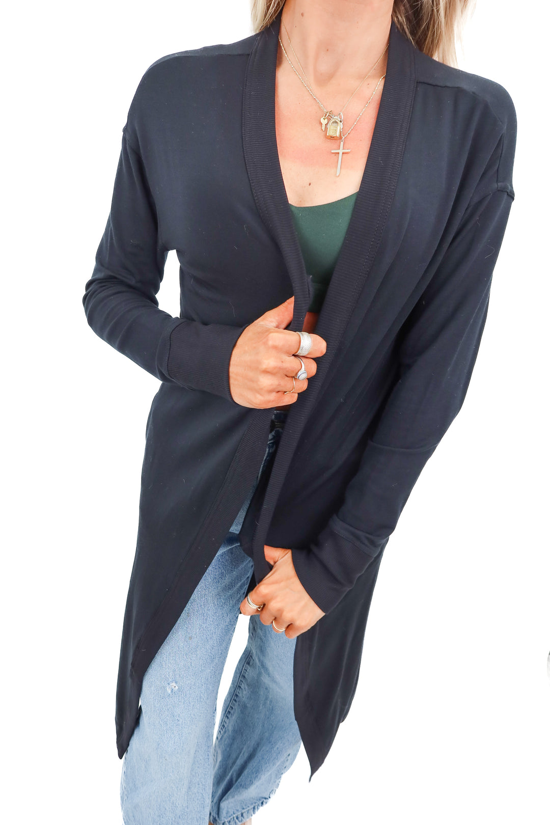 Travis Mathew Jersey long cardigan (XS)