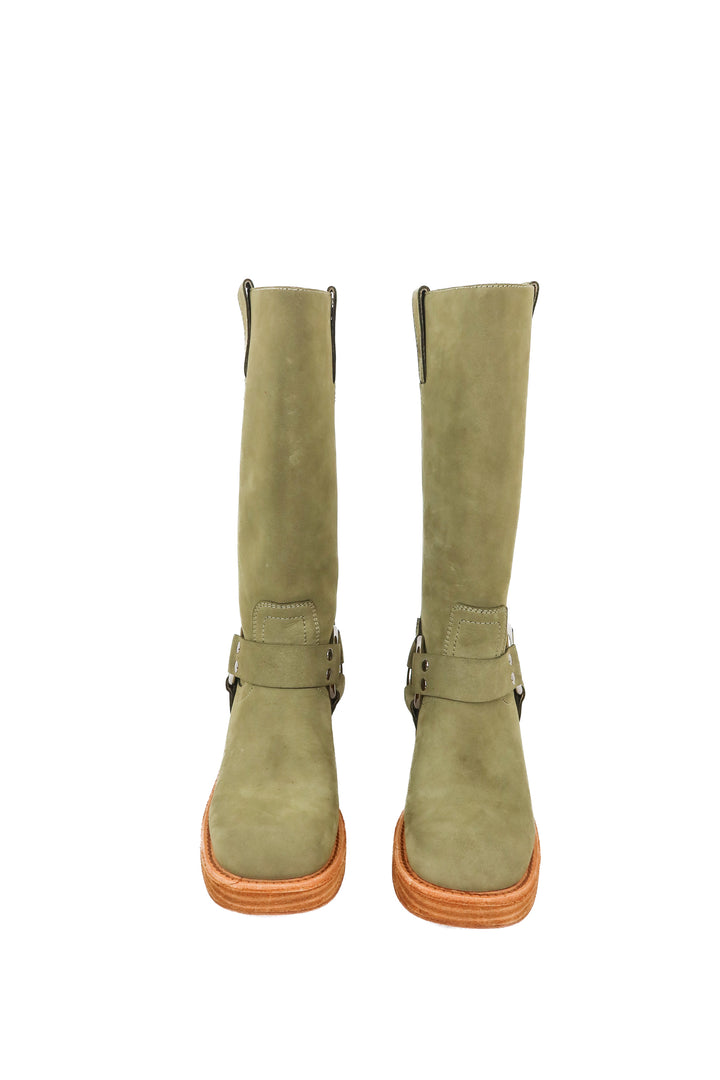Jeffrey Campbell green suede knee highs NWT (7)