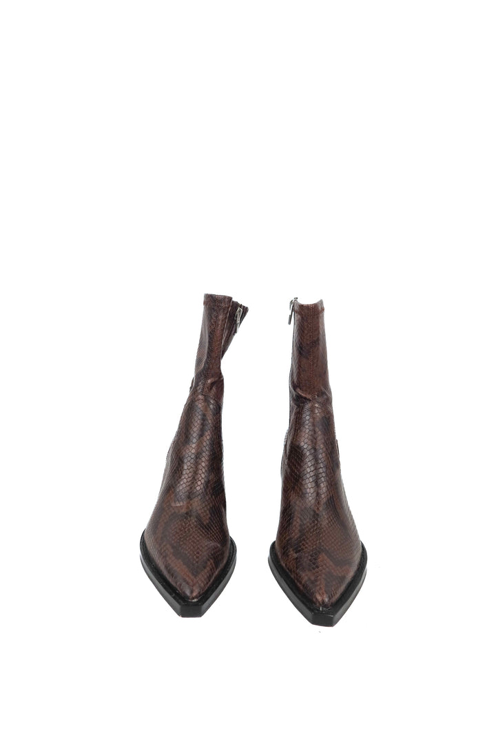 Dolce Vita brown snakeskin boots (7.5; retail $160)