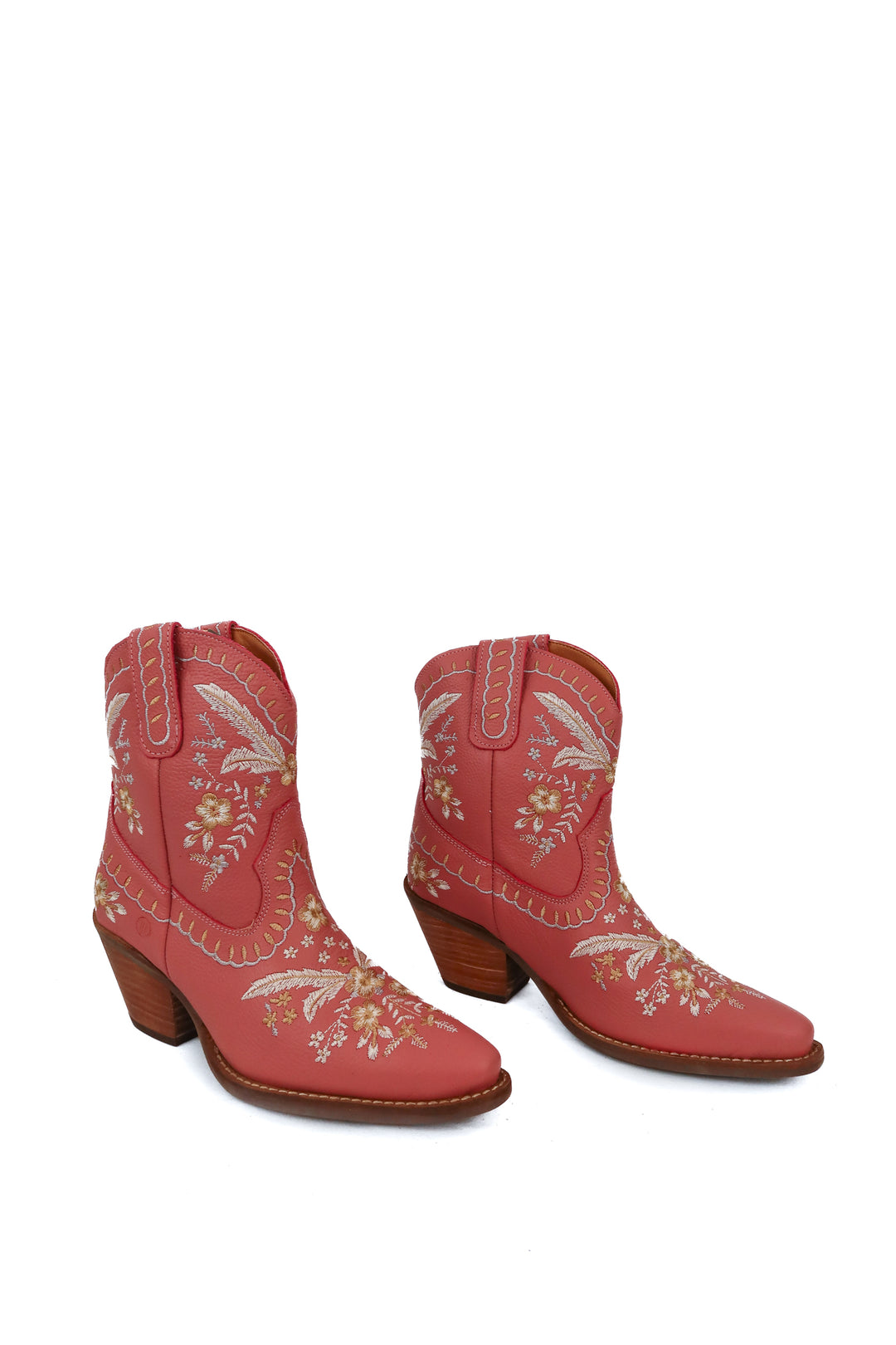 Dingo pink floral cowboy boots NWT (7; retail $139.95)