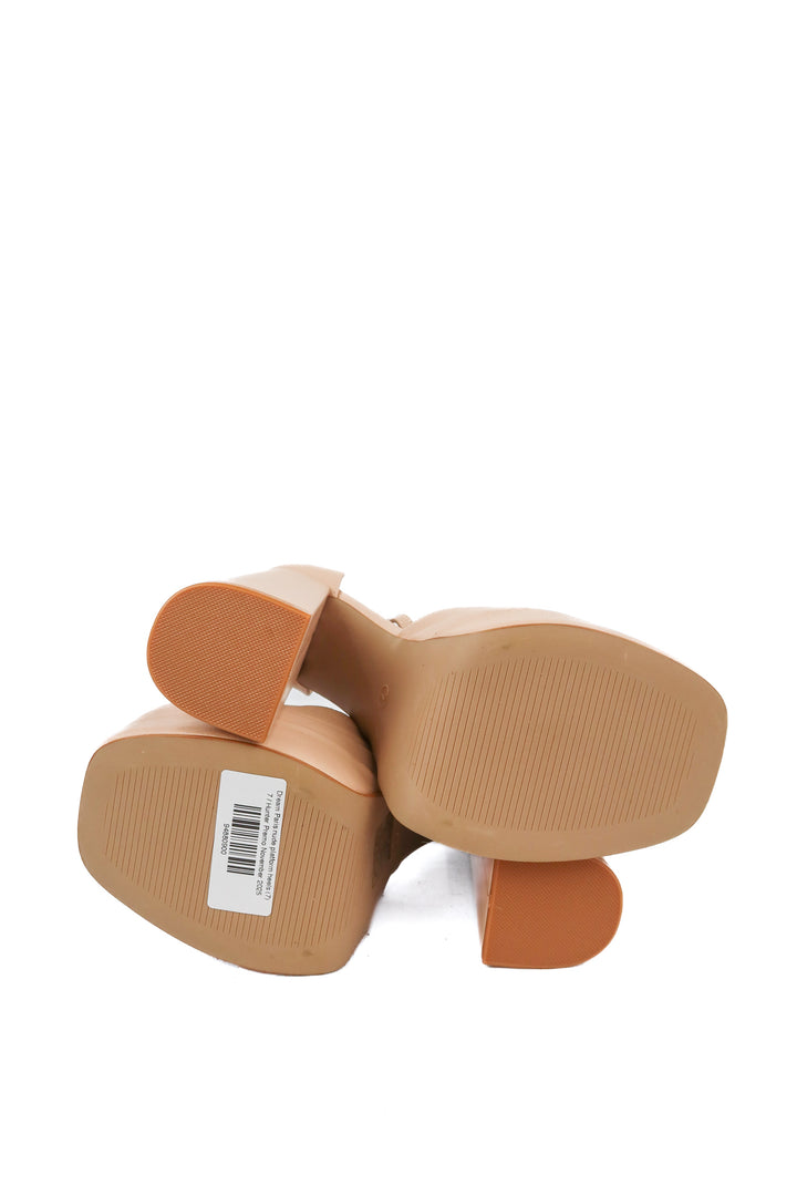 Dream Paris nude platform heels (7; retail $49.99)