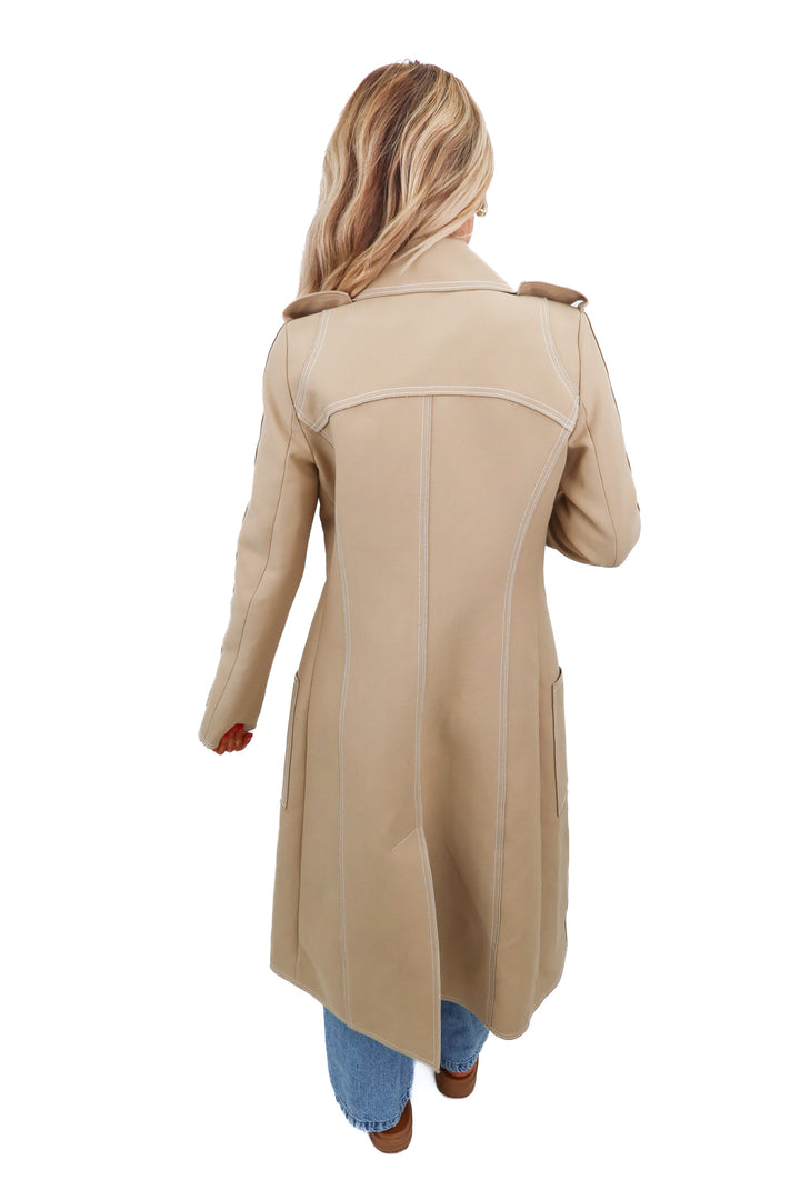 Derek Lam tan trench coat (38/ US6) NWT