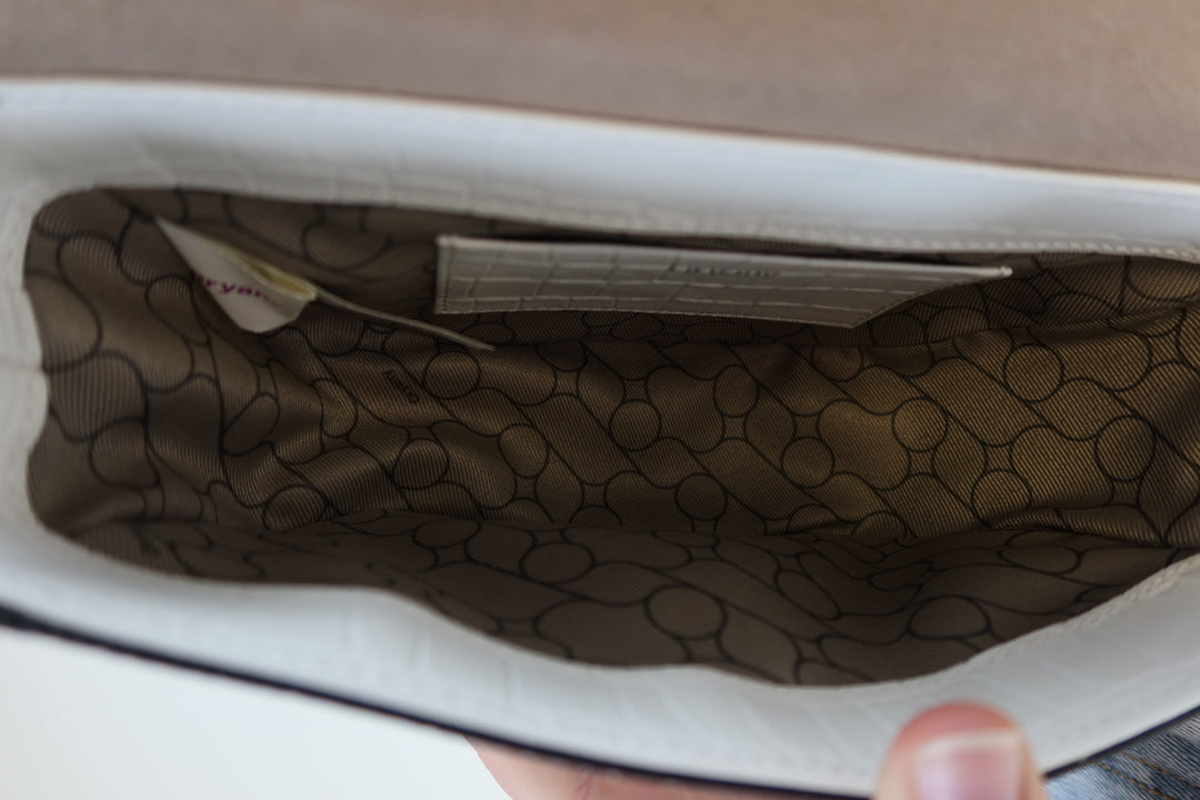 Oryany off white croc crossbody purse NWT; retails for $248