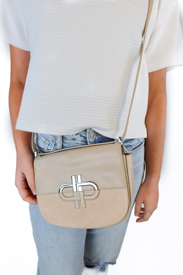 Pedro tan purse with dust bag; retails $140