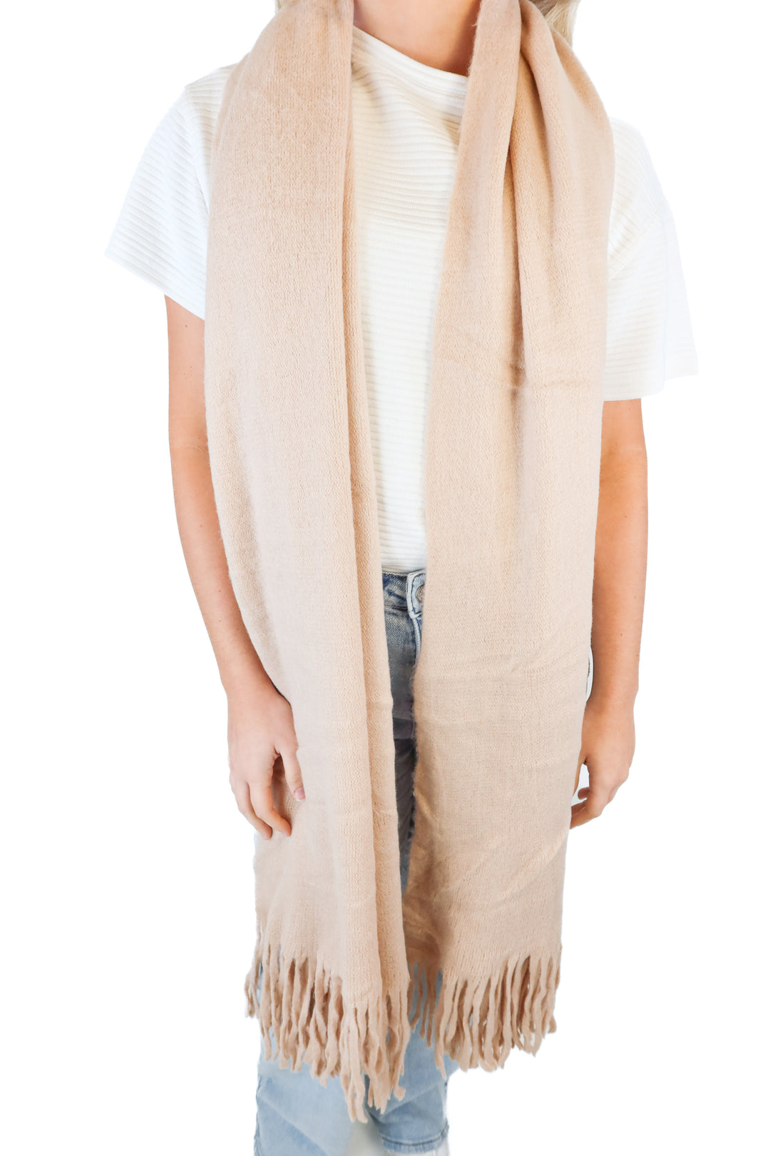 Gentle fawn blush scarf