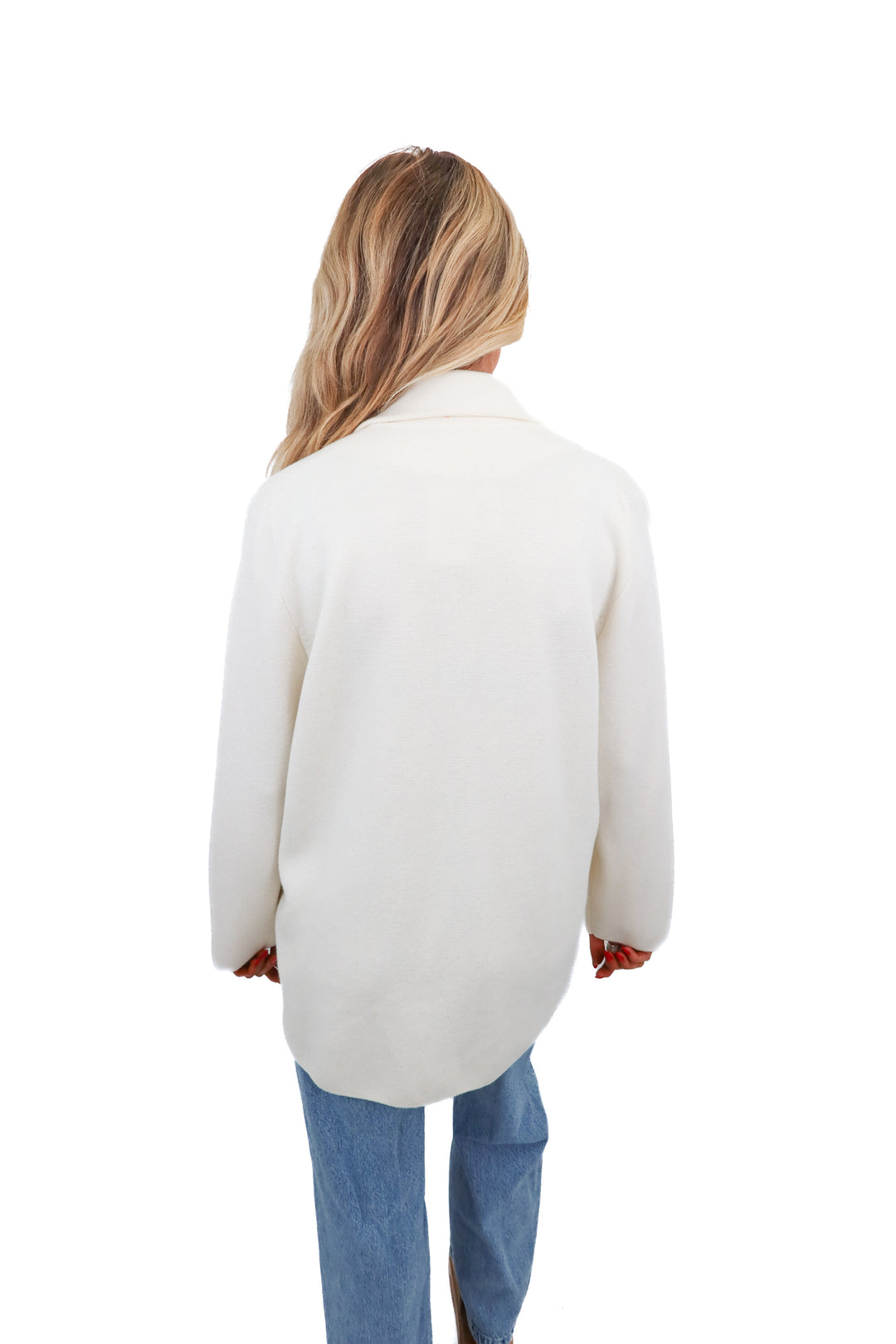 Jcrew white cardigan (S)