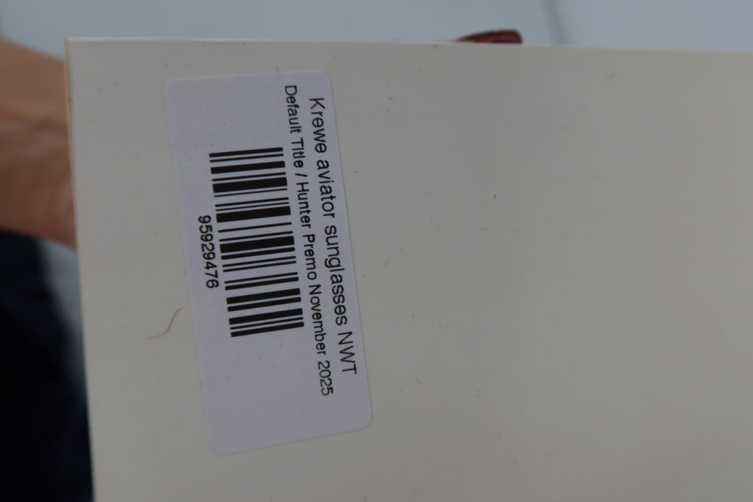 Krewe aviator sunglasses NWT (retail $315)