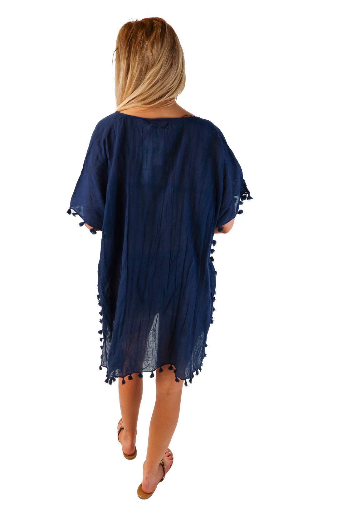 SEAFOLLY navy swim caftan NWT (o/s; retails for $129)