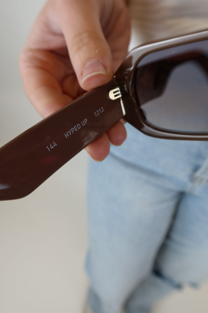 Quay mauve oval sunglasses