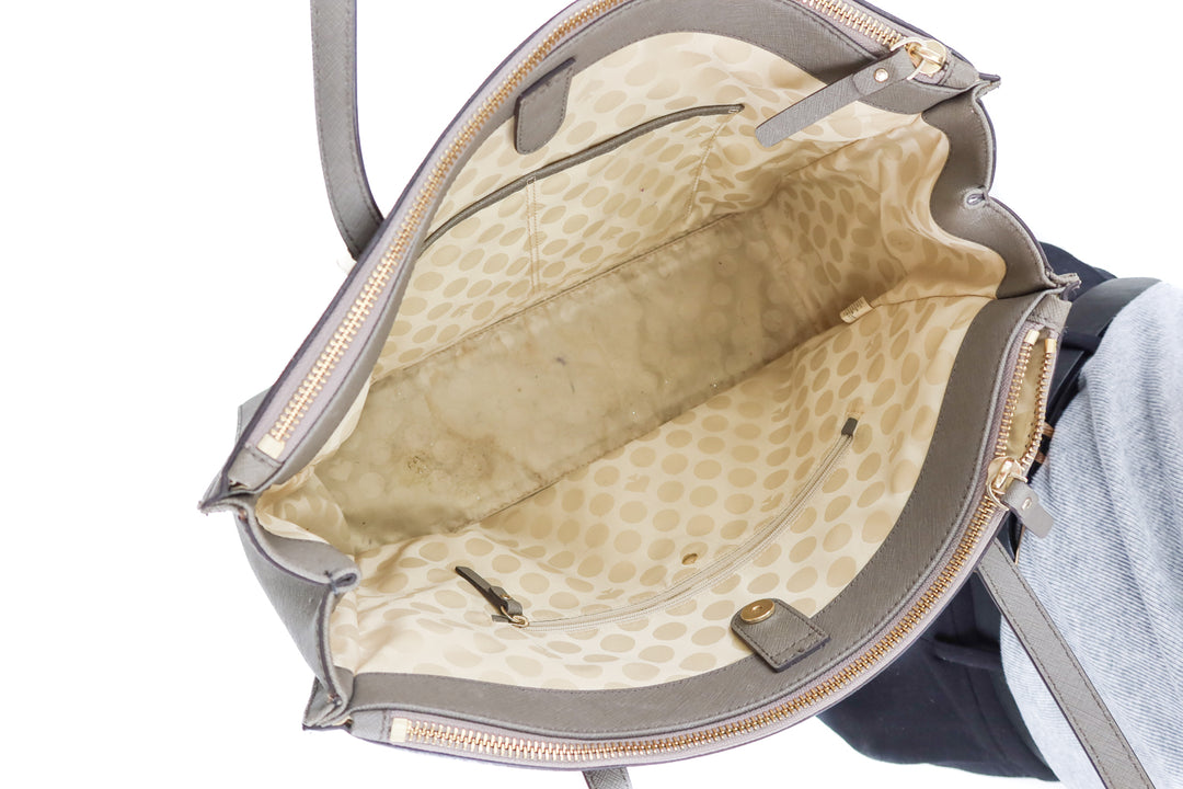 Kate Spade Cameron Street Tote in Grey (retail $348)