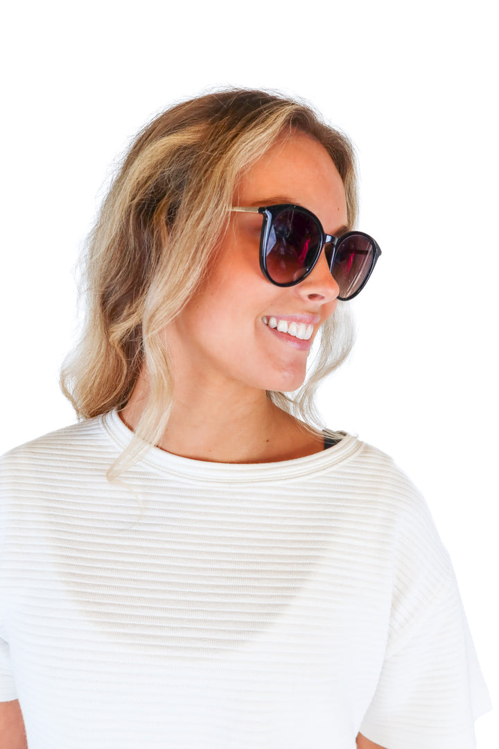 Le specs black sunglasses