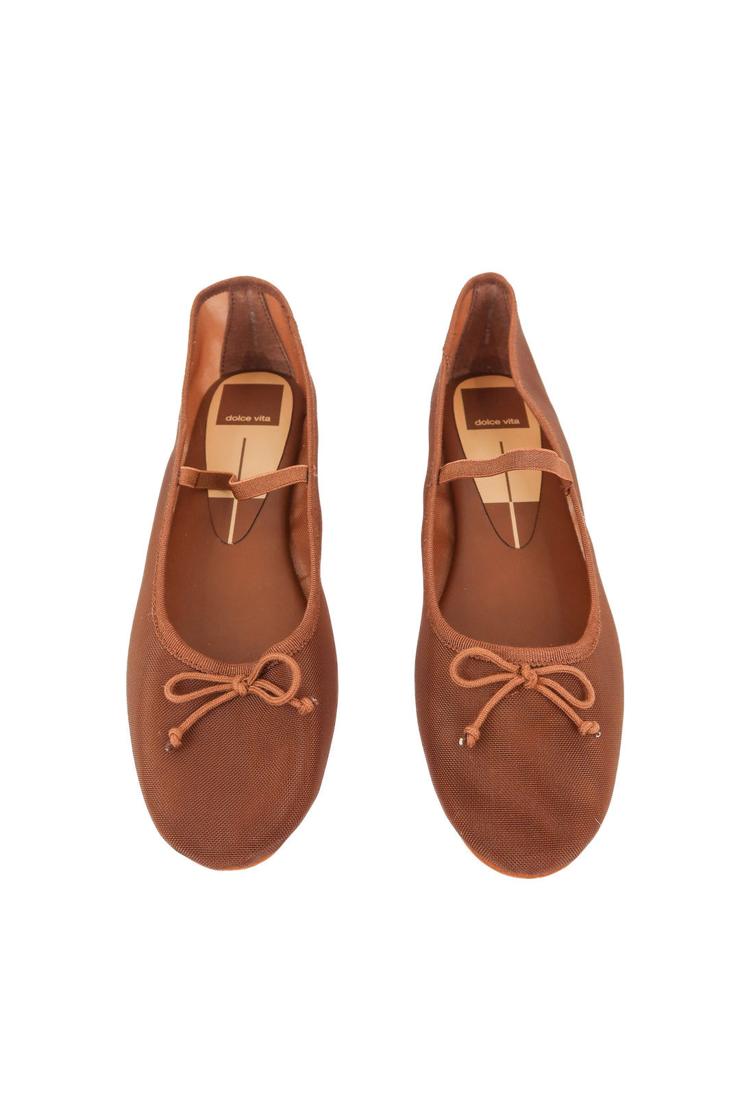 Dolce vita brown mesh bow flats (7; retail $130)