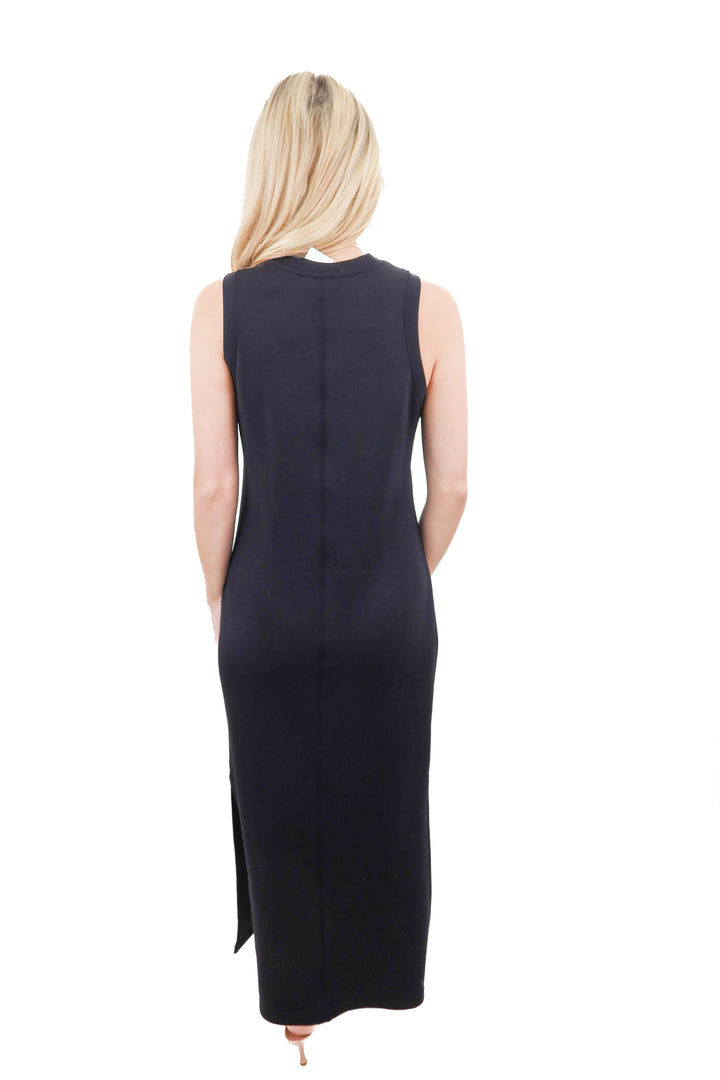 Spanx black air essentials maxi dress (retail $118)