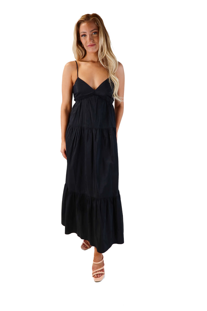 A new day black maxi dress (s)