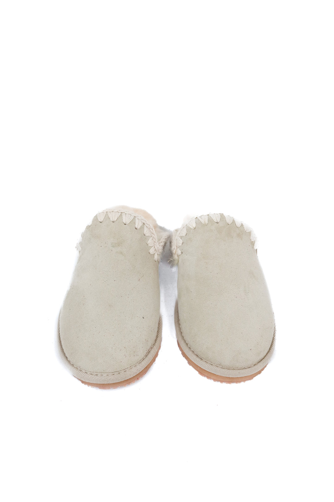 Mou suede gray slippers (38)