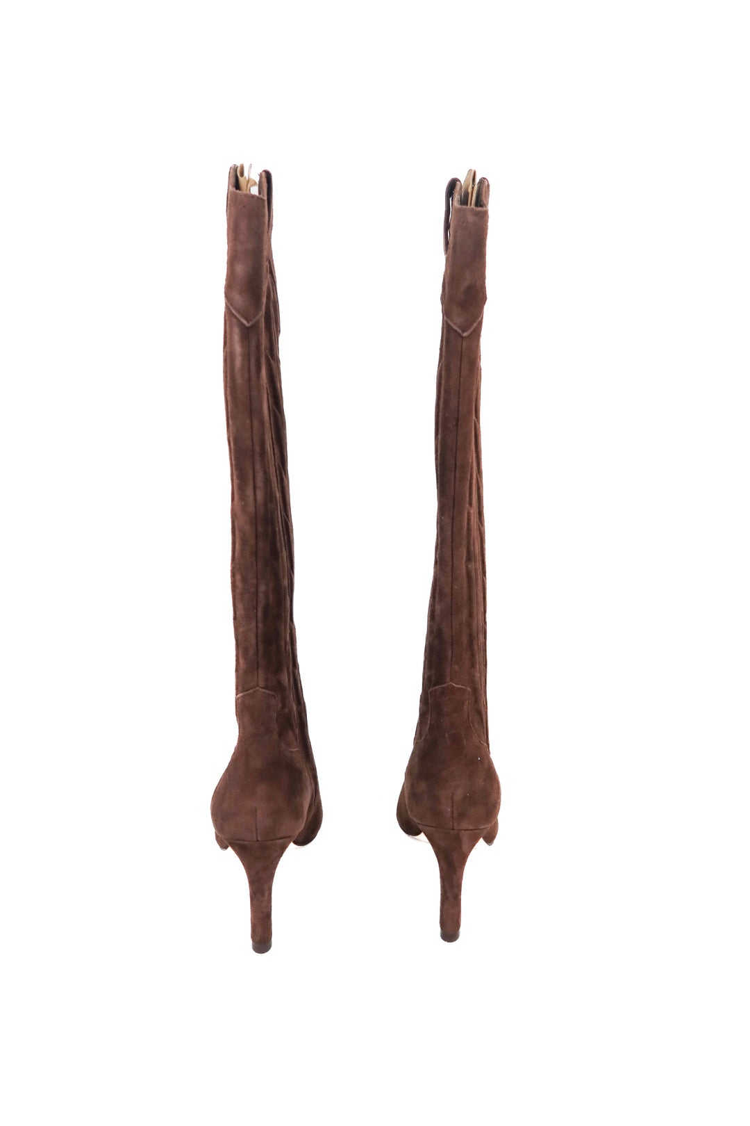 Marc Fisher brown suede knee high boots (7; retail $325)