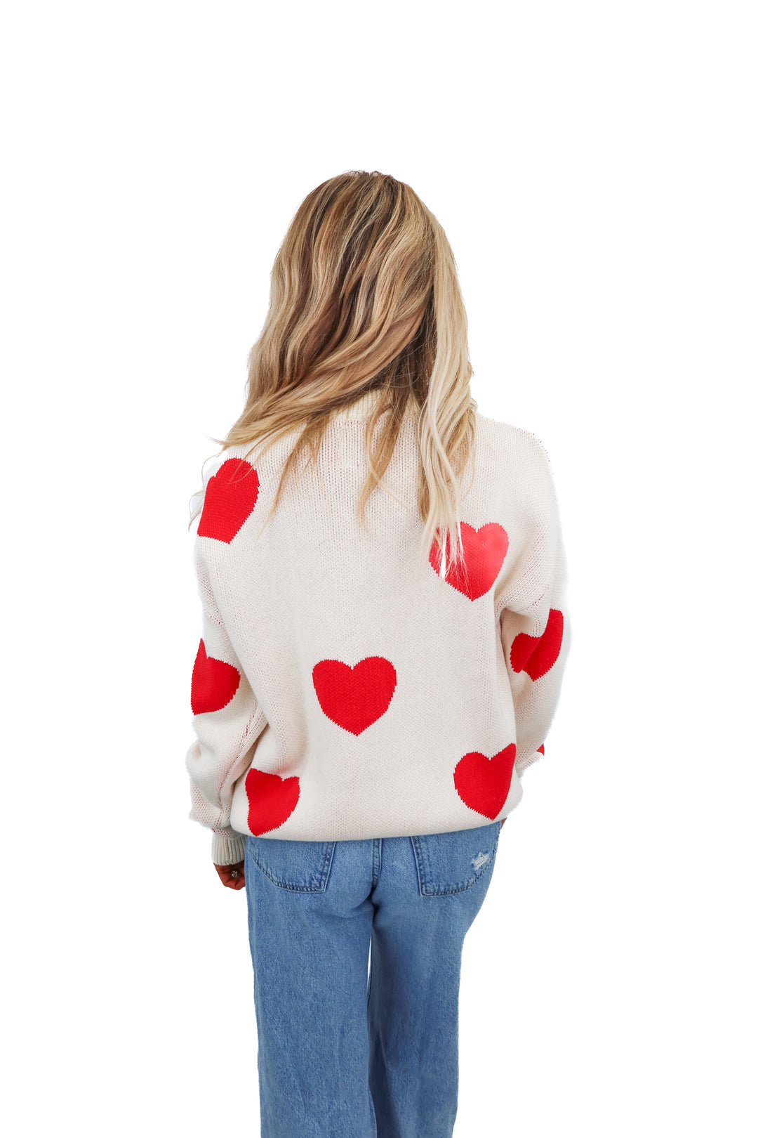 ellandemm heart sweater NWT (xs; retail $86)