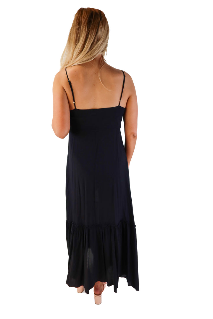 Elan black maxi dress (s; retails for $90)