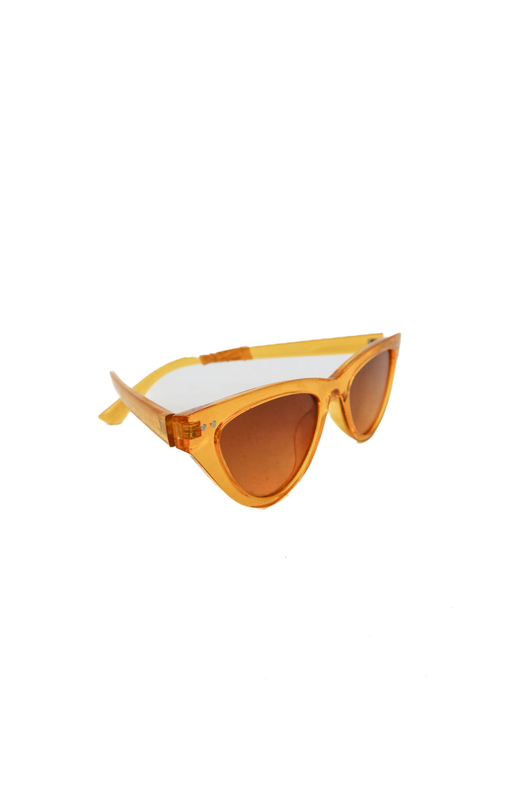 Yellow cateye sunglasses
