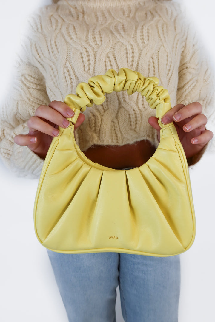 JW PEI Yellow Top Handle Bag