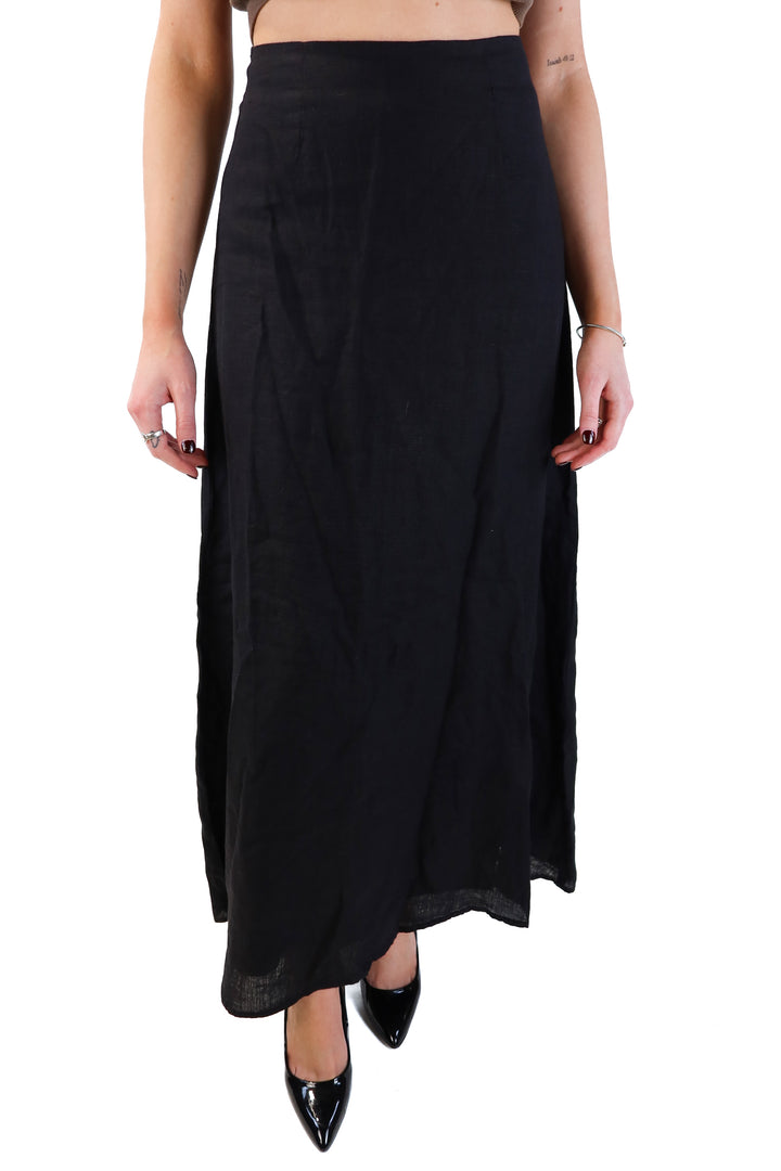 Le Al.X Black Linen Skirt (XS; retails for $149)