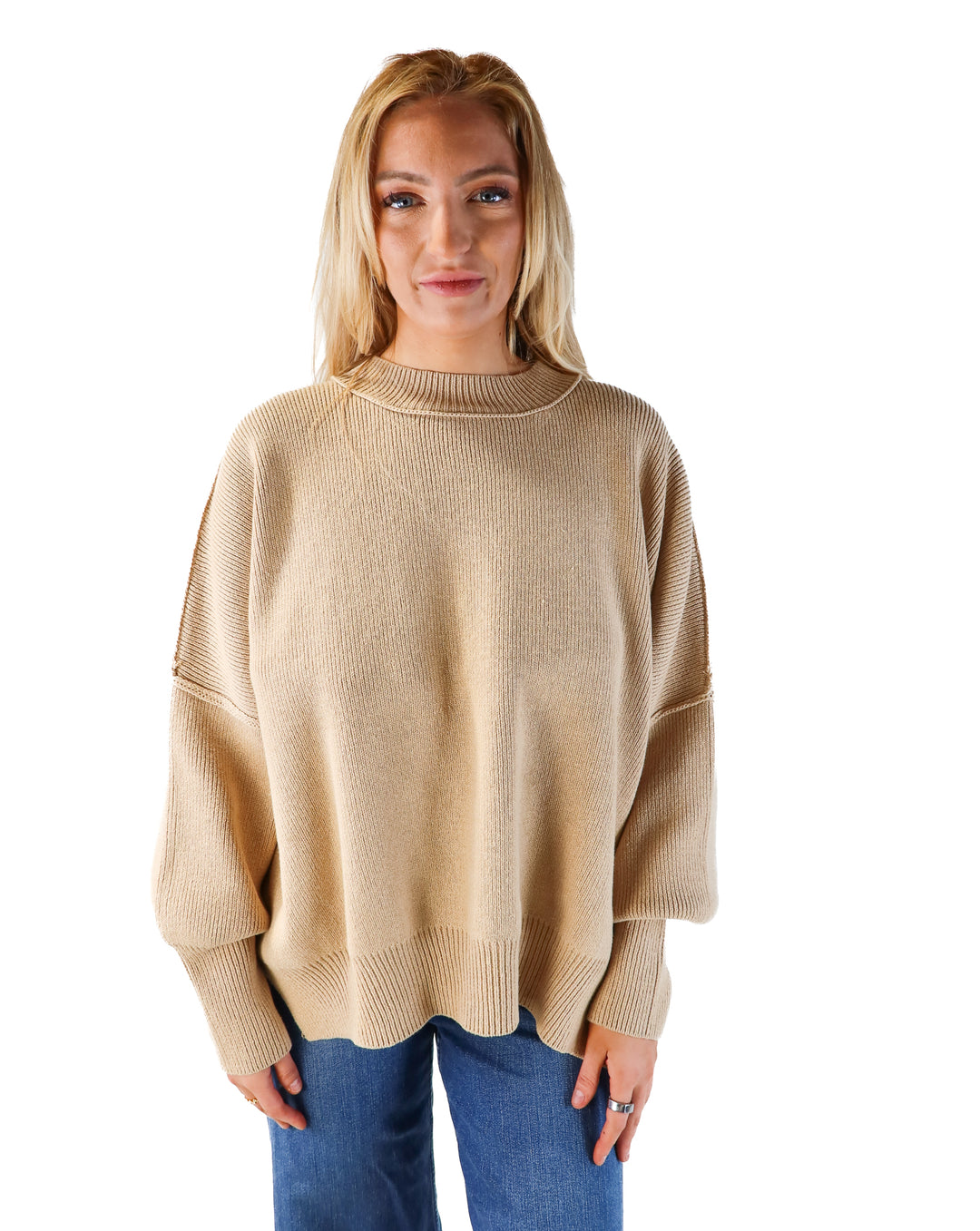 Vici tan oversized sweater (s; retails for $68)