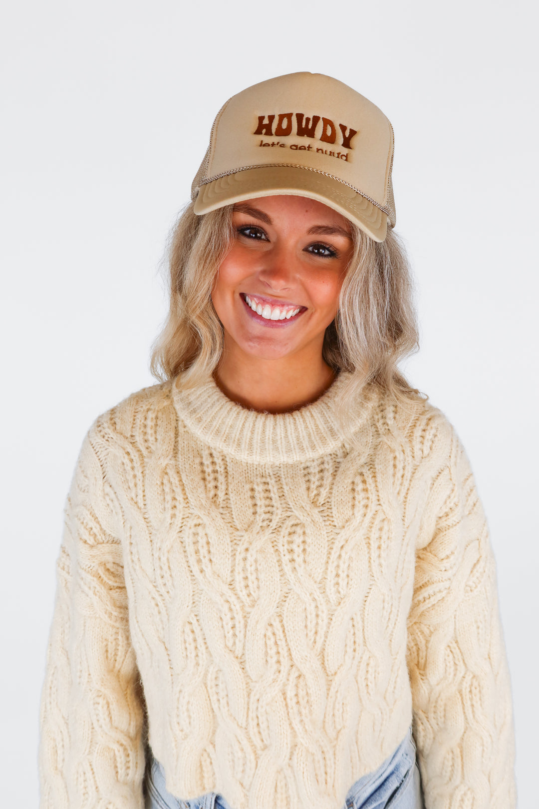 Nuuds Tan Howdy Cap