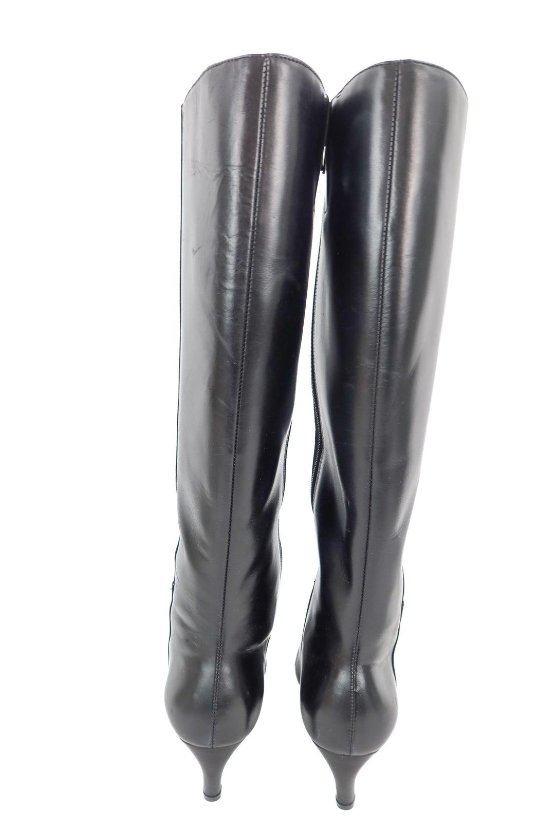 Vince Camuto black tall leather boots NWT (7; retail $229)