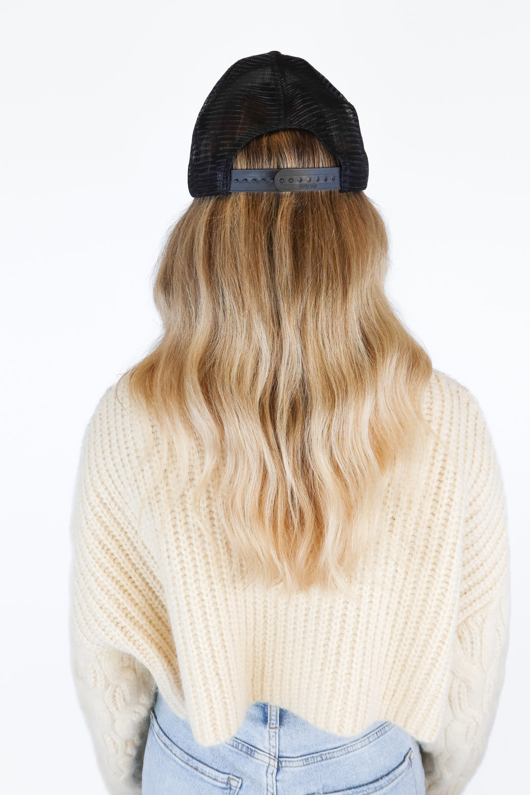 Black Neon Rainbow Patch Cap
