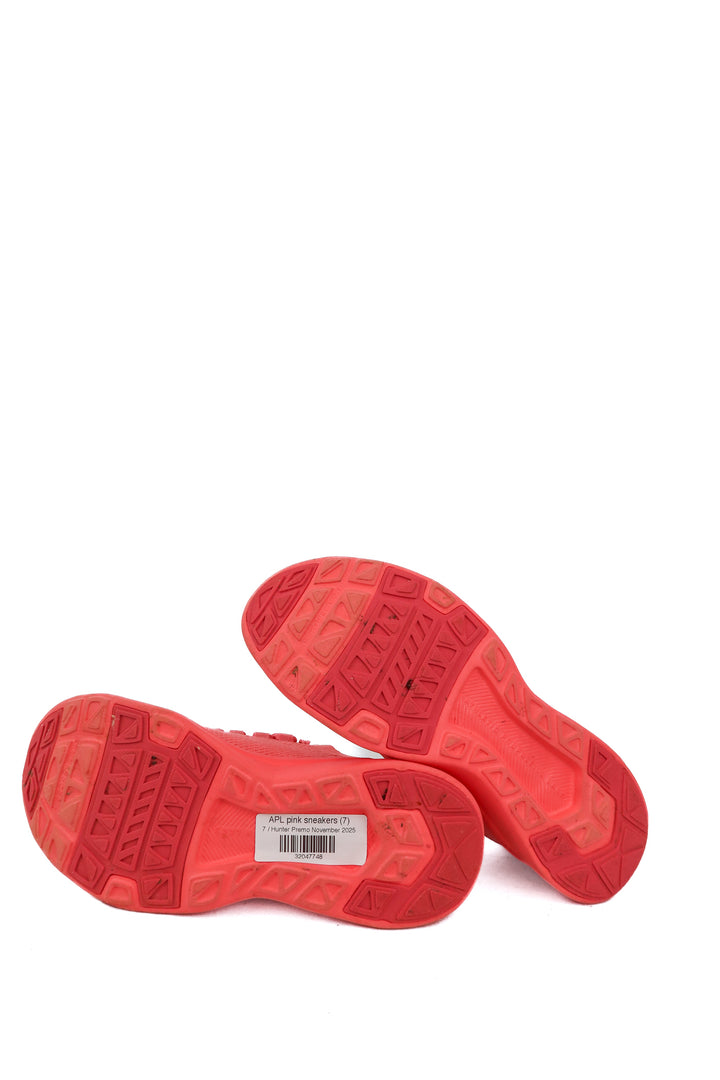 APL pink sneakers (7; retail $350)