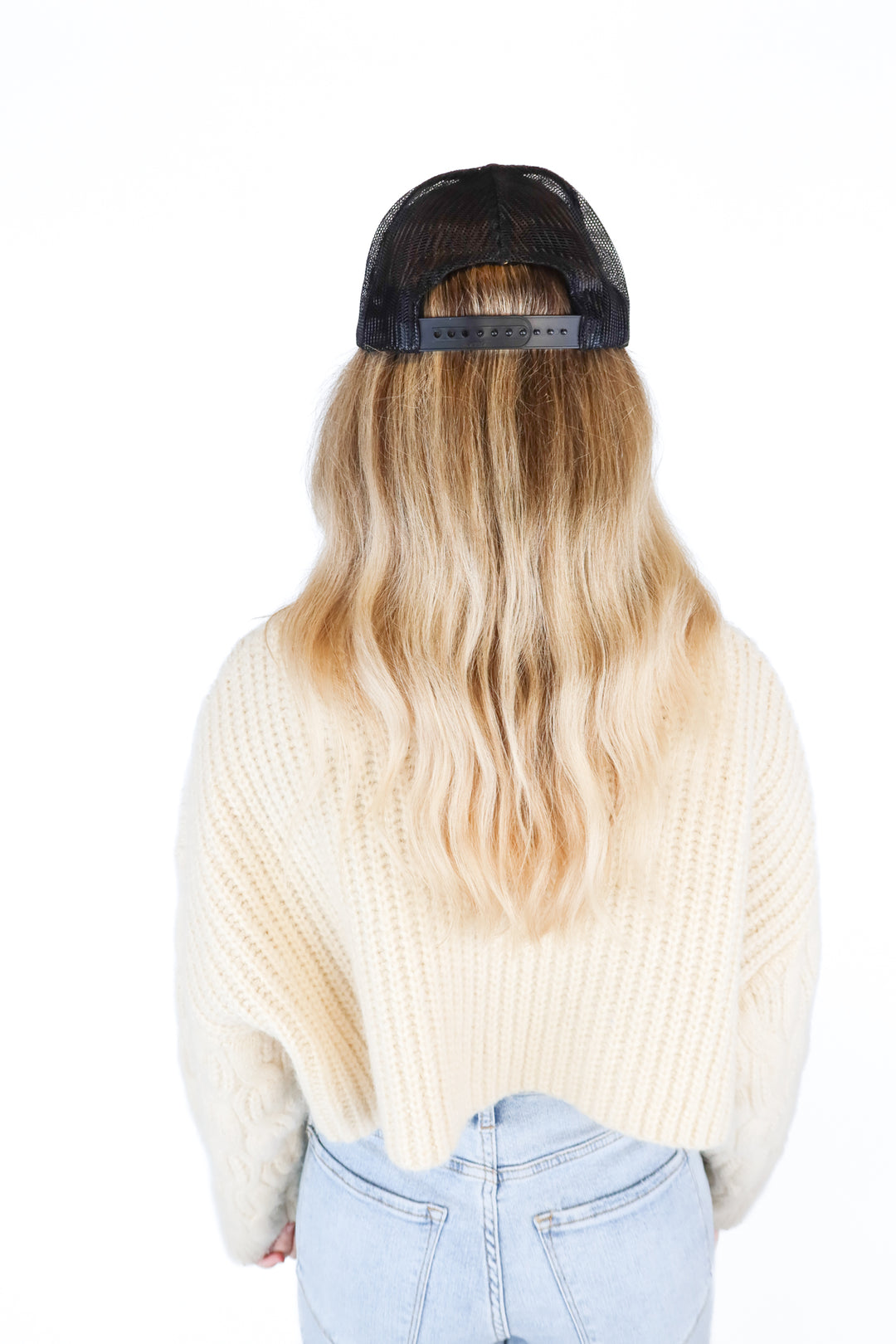 Black "Cowboy Hat" Cap