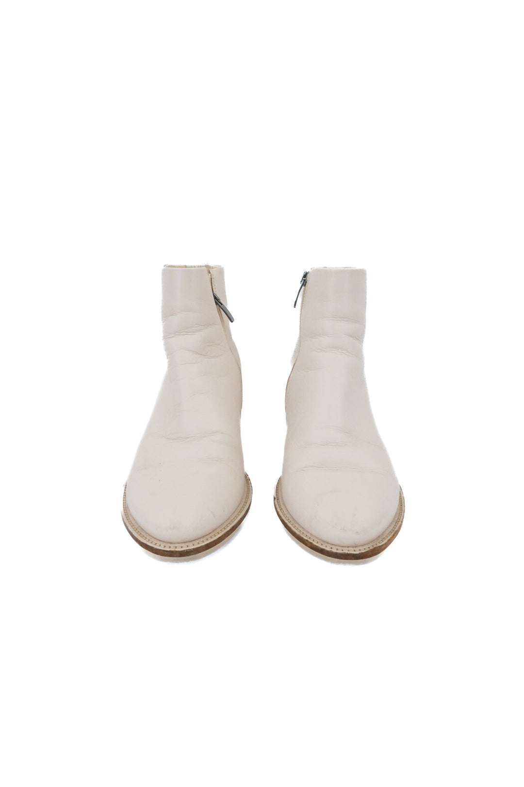 ecco cream bootie (38; retail $200)